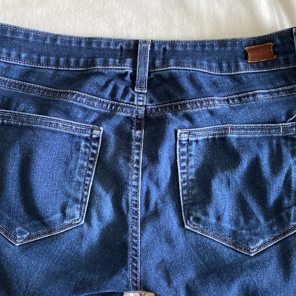 PAIGE Verdugo Crop Skinny Jeans in Pinnacle dark wash Size 27 - Picture 8 of 15